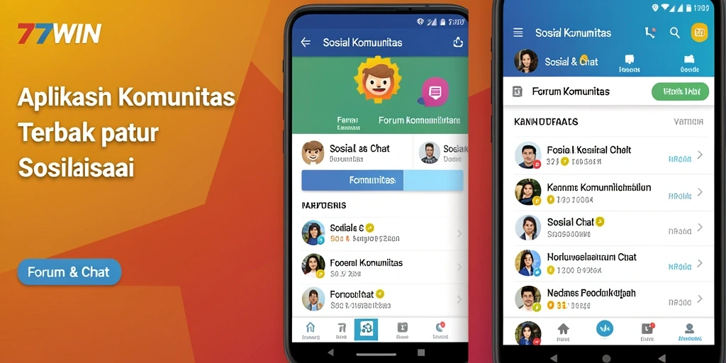 Tampilan antarmuka Forum Komunitas 77WIN yang menarik dan mudah digunakan.