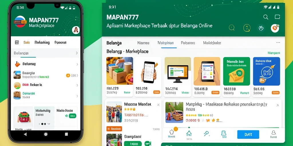 Tampilan antarmuka MAPAN777 yang ramah pengguna untuk berbelanja online.