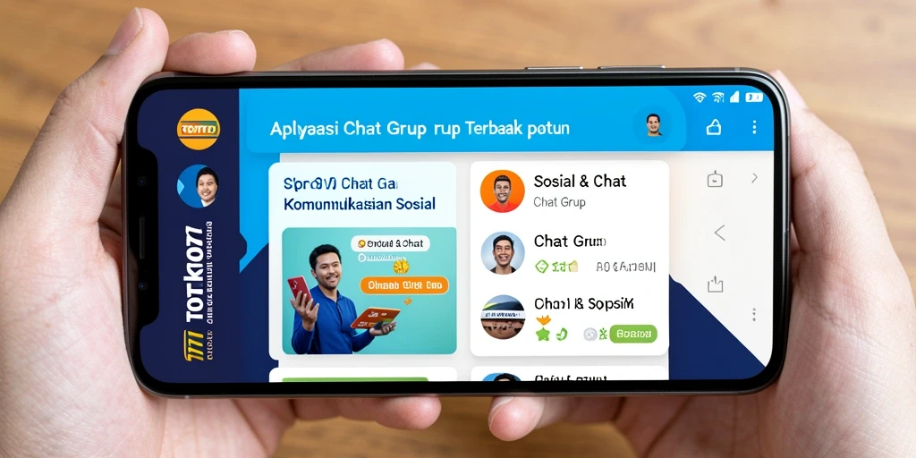 Tampilan antarmuka TOTO777 yang user-friendly untuk chat grup.