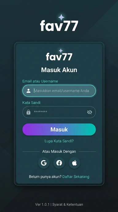 Masuk Akun fav77 untuk Pengguna Android